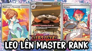 POKEMON TCG LIVE | LEO L&ecirc;n Master Rank !!! Crustle / Iron Thorns ex Standard Deck - Destined Rivals