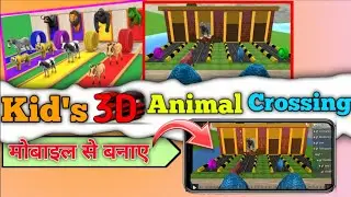 How to make Animal Crossing Fountain in Prisma 3D Animation kaise banaye mobile se