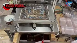 Semi-automatic plastic tray sealing machine 