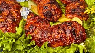 Juicy Delicious TANDOORI CHICKEN Without Oven With Home-Made Tandoori Masala | Best Iftar Party 