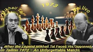 When the Legend Mikhail Tal Faced His Opponent in Tallinn 1973 &ndash; An Unforgettable Match!
