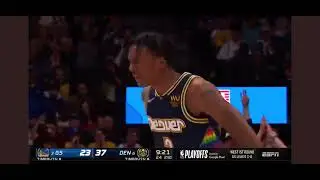 Bones Hyland drains 3 in a row against the Warriors