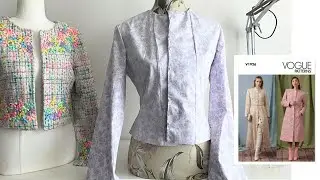 I Made a Mock-up of Vogue Coat/Jacket V1926