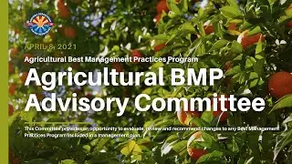 Agricultural BMP Advisory Committee Meeting