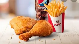 Drawing of KFC logo| Things in diy KFC paper packet| diy Paper KFC packet at home| Cute Siblings