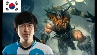 RUSH (KR Challenger Rank 1)  Olaf Jungle vs Nocturne - Patch 8.6