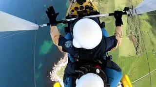 Microlight flight to Glenforsa