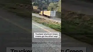 🔄🚛 U-Turn Unleashed: Trucking Against Traffic!