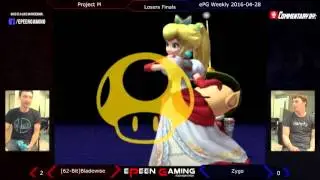 Smash @ TTH - [62-Bit] Bladewise (Peach) vs Zygo (Olimar) (Losers Finals) - Project M