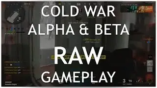 Call of Duty Black Ops: Cold War - RAW Alpha & Beta Sniping Gameplay