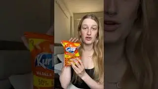 Brit🏴󠁧󠁢󠁥󠁮󠁧󠁿 tries Indian🇮🇳 snacks | Kurkure taste test #india #indianfood