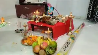 लक्ष्मी पूजन Lakshmi Puja 2019- Full Procedure Time lapse video.