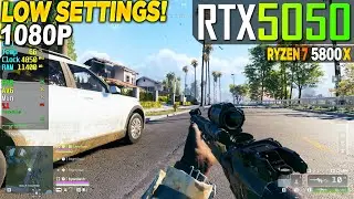 Battlefield 6 REDSEC RTX 5050 + Ryzen 7 5800x - 1080p Low,
