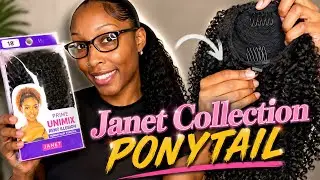 The BEST Affordable Drawstring Ponytail | Janet Collection