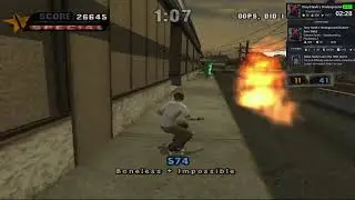 Tony Hawk's Underground (PS2) NO STATS Part 6 (Sick Difficulty) (Evergreen) (RetroAchievements)