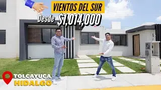 🏠 ¡CASA DE UN SOLO NIVEL EN TOLCAYUCA HIDALGO! Desde $1,014,000 🚪✨ ¡Vientos del Sur!