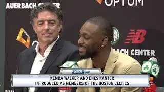 Kemba Walker And Enes Kanter Introduced As Members Of The Boston Celtics