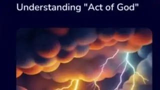 General defence in Law - (Act of God) in Law of torts