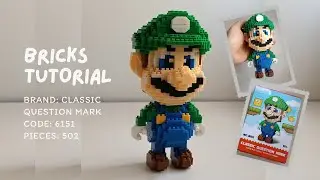 How to Build Luigi (Green Mario) | Classic Question Mark Building Blocks No.6151
