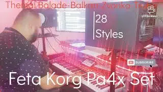 Feta Korg Pa4&times; Set 2022 Thema: (CoVer) Balade-Balkan-Zvonko-Trube (Teil 2)