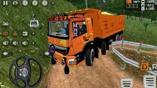 DIFFICULT ROAD TRUCK DRIVING GAME            BUS SIMULATOR INDONESIA BHARAT BENZ TRUCK DRIVING 