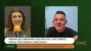 HOMEM QUE ARRASTOU MULHER POR 1 KM &Eacute; PRESO; VIT&Iacute;MA TEVE PERNAS AMPUTADAS