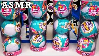 Opening Zuru 5 Surprise Toy Mini Brands Balls | Filling my Mini Mart with Toys! | ASMR