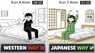How to Sleep LESS hours and wake up FRESH- 5 Japanese Secrets for Better Sleep (ScienceBacked)