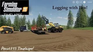 More Logging!|logging with ben| Farming Simulator 19 Timelapse