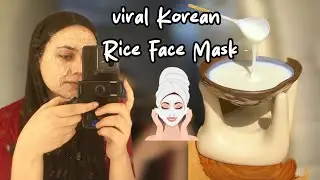 Korean Skin ka Raaz? ✨ | Viral Rice Mask Review
