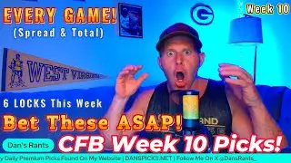 Прогнозы на КАЖДУЮ ИГРУ студенческого футбола *10-я неделя*! | $10K Ladder Challenge, день 2