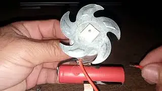 Building a Mini Motor Using Only an Iron Fan