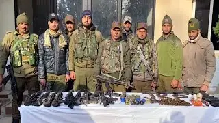 Sidhra Encounter: 7 Ak-47 Rifles,1 M-4 Rifle, 1 Pistol, 14 Grenades Recovered; Traffic Reopens