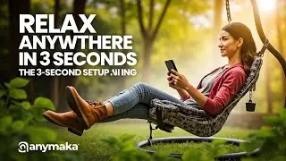 Anymaka Portable Swing Chair &ndash; Set Up in 3 Seconds!