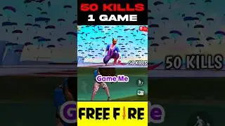 I DID 50 KILLS IN 1 GAME 😱 #shorts #freefire
