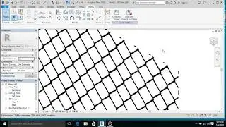 How to create CHAIN LINK FENCE in Revit lesson 1.
