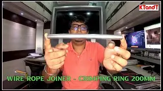 ROPE JOINER FOR 8MM SS WIRE ROPE | #ktandt #lifeline #safetyfirst #fallprotection #stainlesssteel