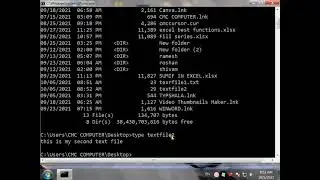 Create and Display Text File Using ECHO and Copy Con Command ||Create Text File in Notepad Using CMD