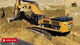 UNSTOPPABLE! Monster CAT 390D Excavator | Just 2 Passes Truck Loading in Coal Mine