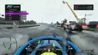 #Zandvoort F2 Race in the rain.. Passing Liam Lawson for the 1st place! 🏎🏆 (#F2 race in #F12024)