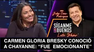 SLB. Carmen Gloria Bresky sobre su encuentro con Chayanne: 