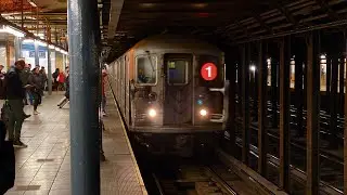 IRT Broadway-7th Avenue Subway: (1) Local & FAST (2) (3) Express train action @ 50th Street