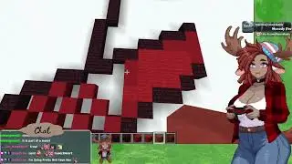 Giantess Moose makes giantess pixel art - Chill and Chat stream
