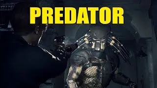Leon vs Predator Resident Evil 2 Remake