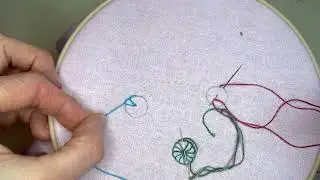 Buttonhole Wheel Embroidery Right and Left Handed