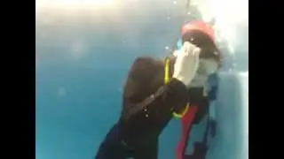 Isabelle's successful bail-in in Tallahassee SCUBA instructor Gabrielle's class