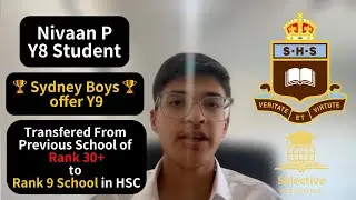 👏🏻Nivaan's Journey: Offer to Sydney Boys High School Y9