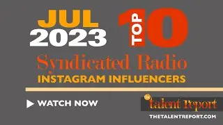 Top 10 Syndicated Radio Instagram Influencers (July 2023)