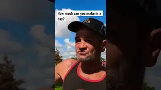 Homeless Man Reveals How Much He Makes In One Day #Shorts
