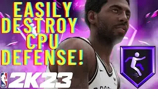 NBA 2k23 how to get past the CPU how to get to the rim dribbling guide